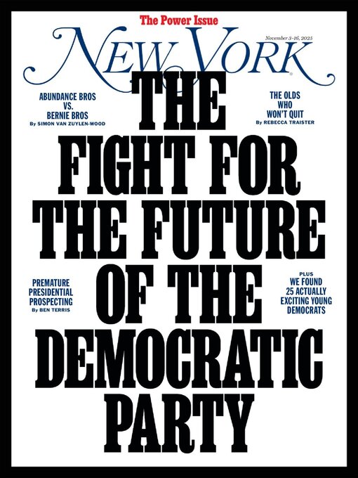 Title details for New York Magazine by New York Media, LLC - Available